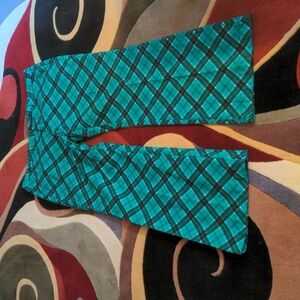 Green Tartan Plaid Pants 16